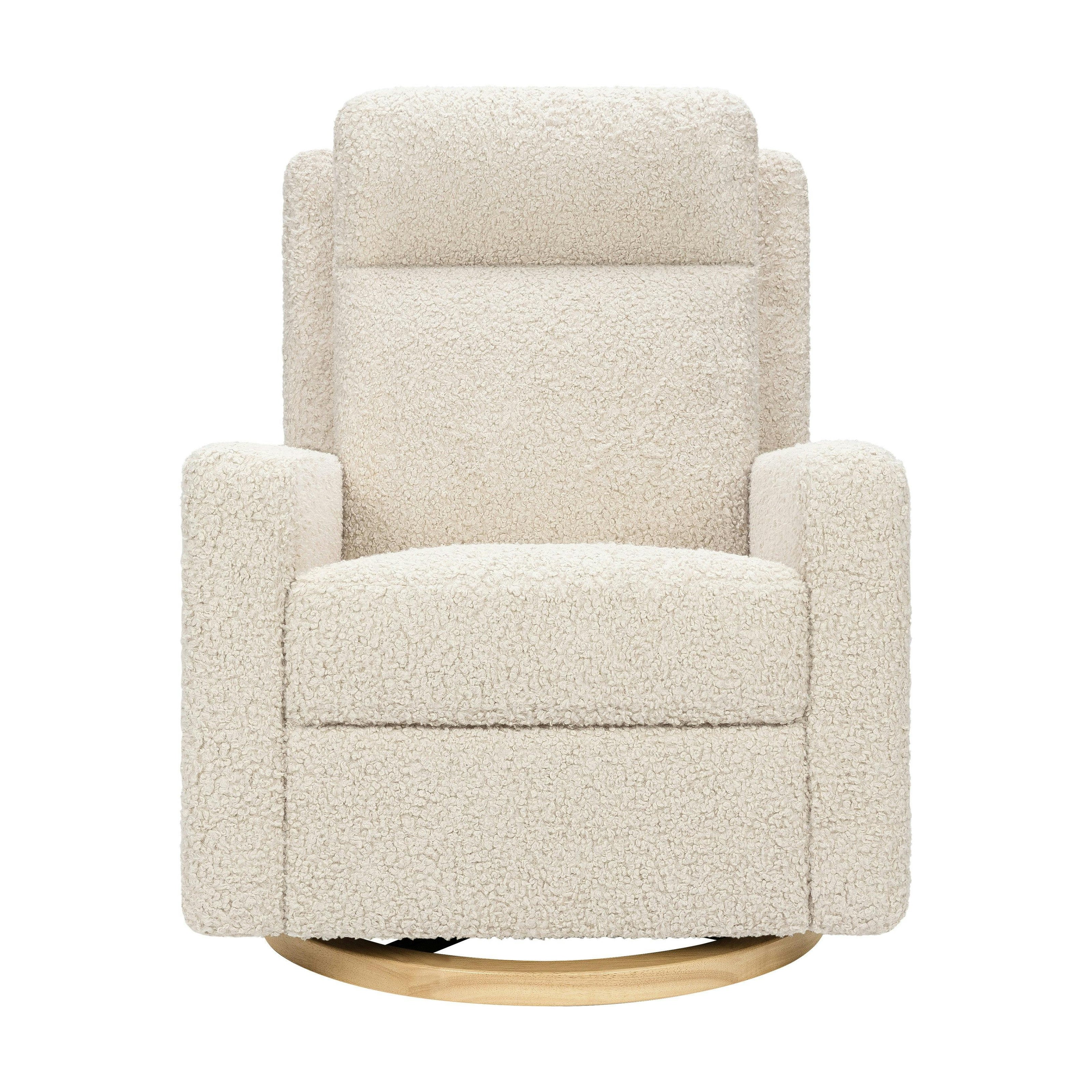 Babyletto Sigi Pro Power Recliner and Swivel Glider with Power Adjustable Headrest and Lumbar Support
