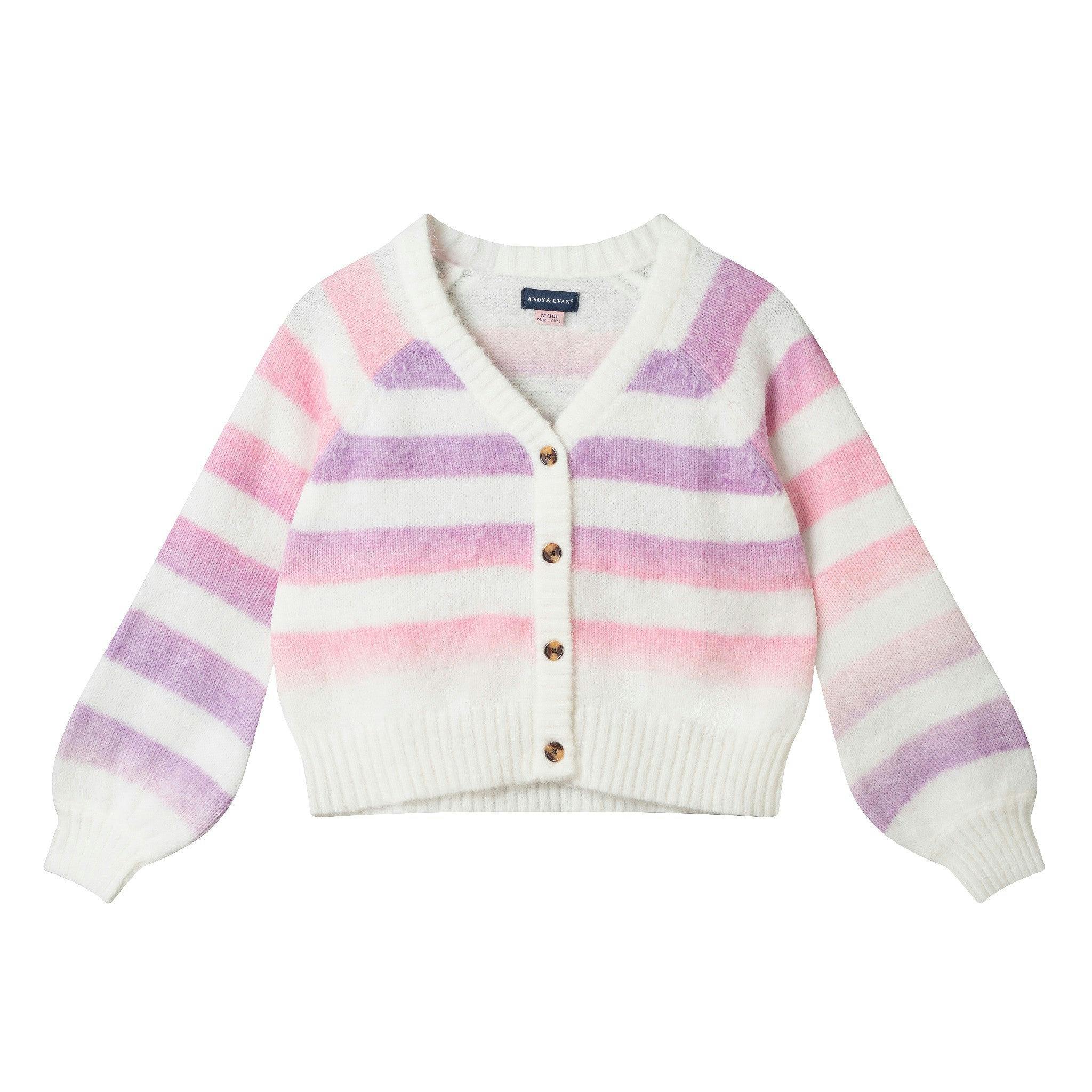Big Kids Stripe Cardigan