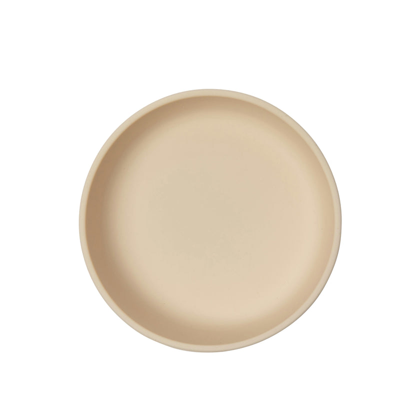 Silicone Baby Plate Bowl - Sand