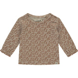 Allover Floral Long Sleeve Top