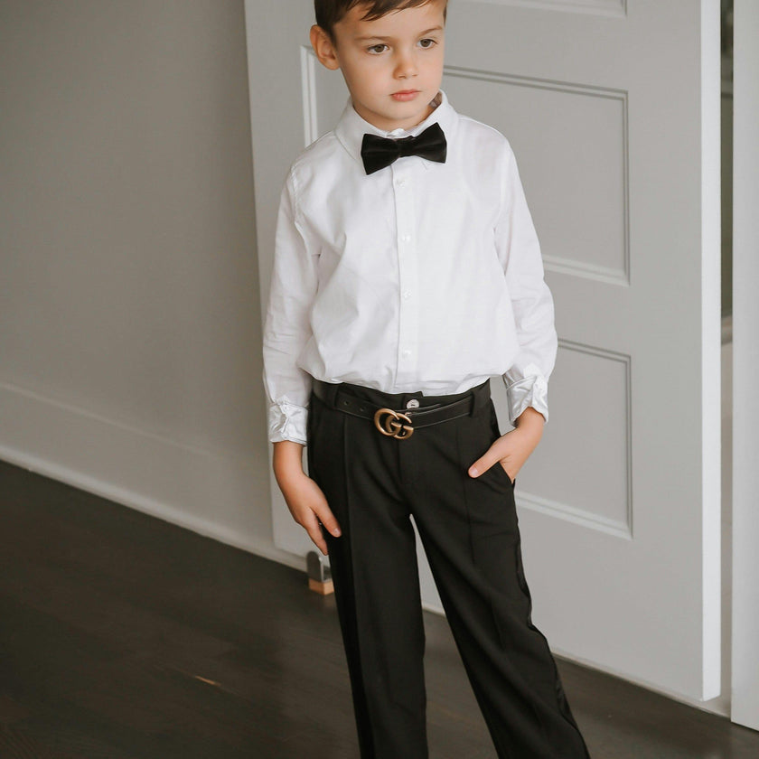 Tuxedo Shirt and Pants Set