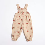 Overall Romper in Cherry Bloom
