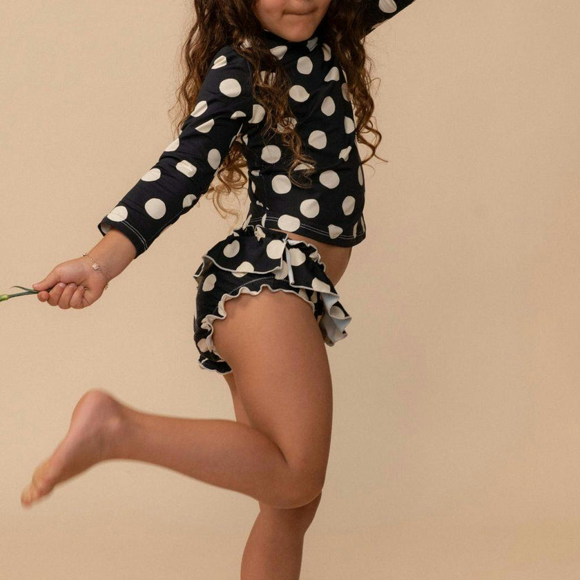 Polka Dot Mini Rashguard