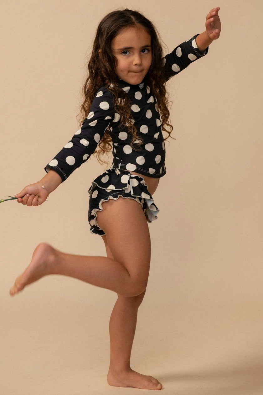 Polka Dot Mini Rashguard