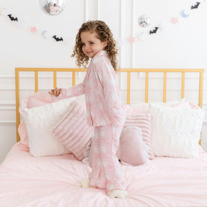 Coquette Ghost Halloween Lounge Set