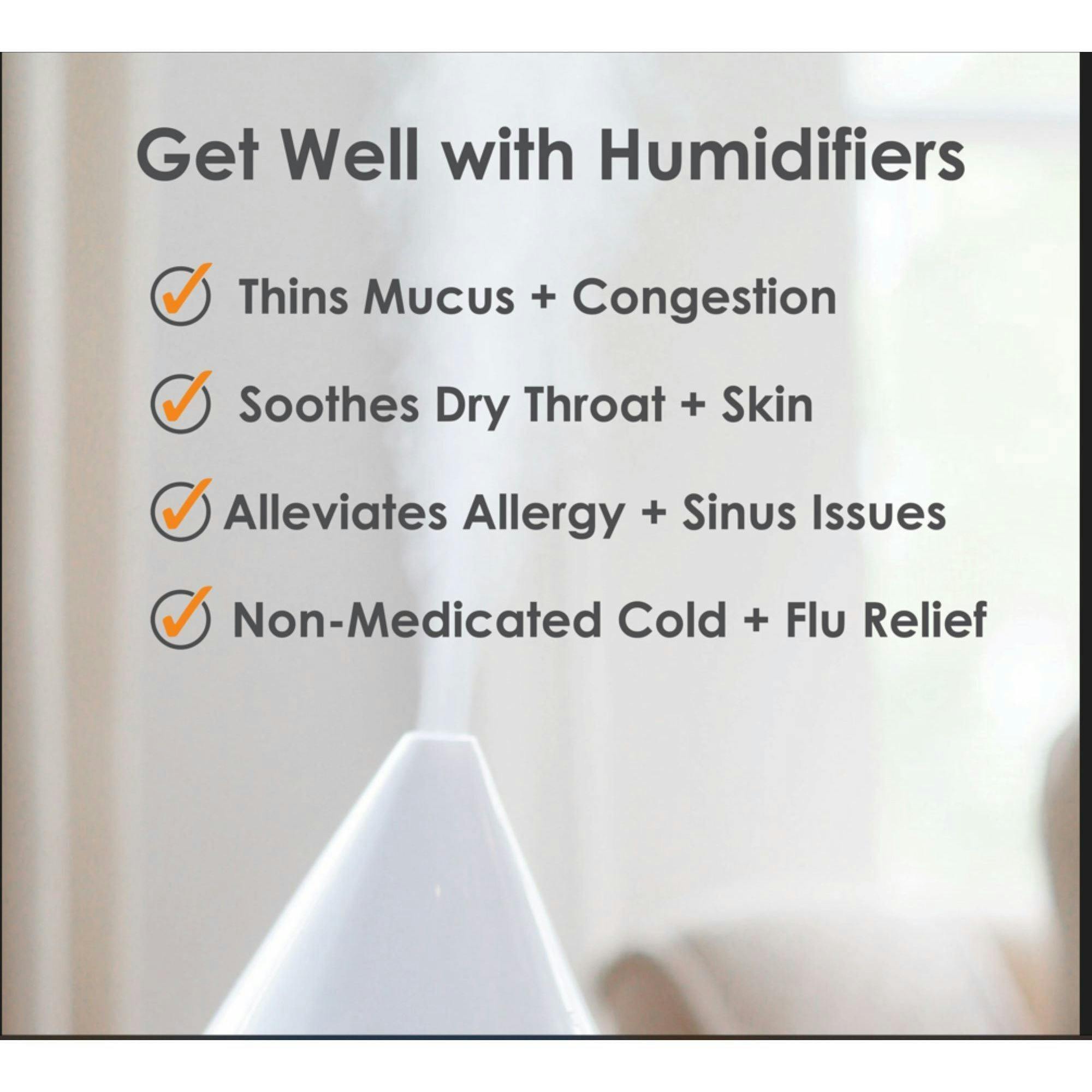 Droplet Ultrasonic Cool Mist Humidifier