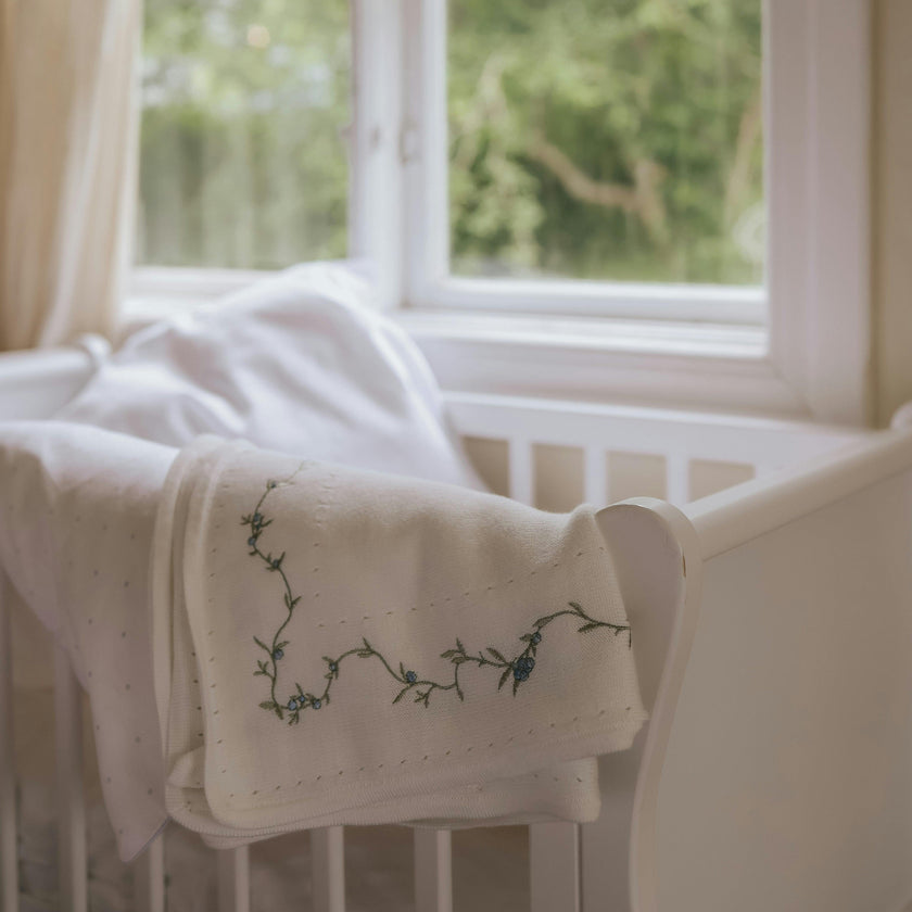 Bluebell Knit Blanket