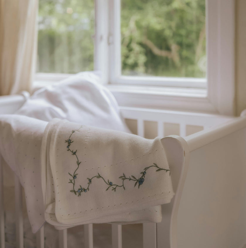 Bluebell Knit Blanket