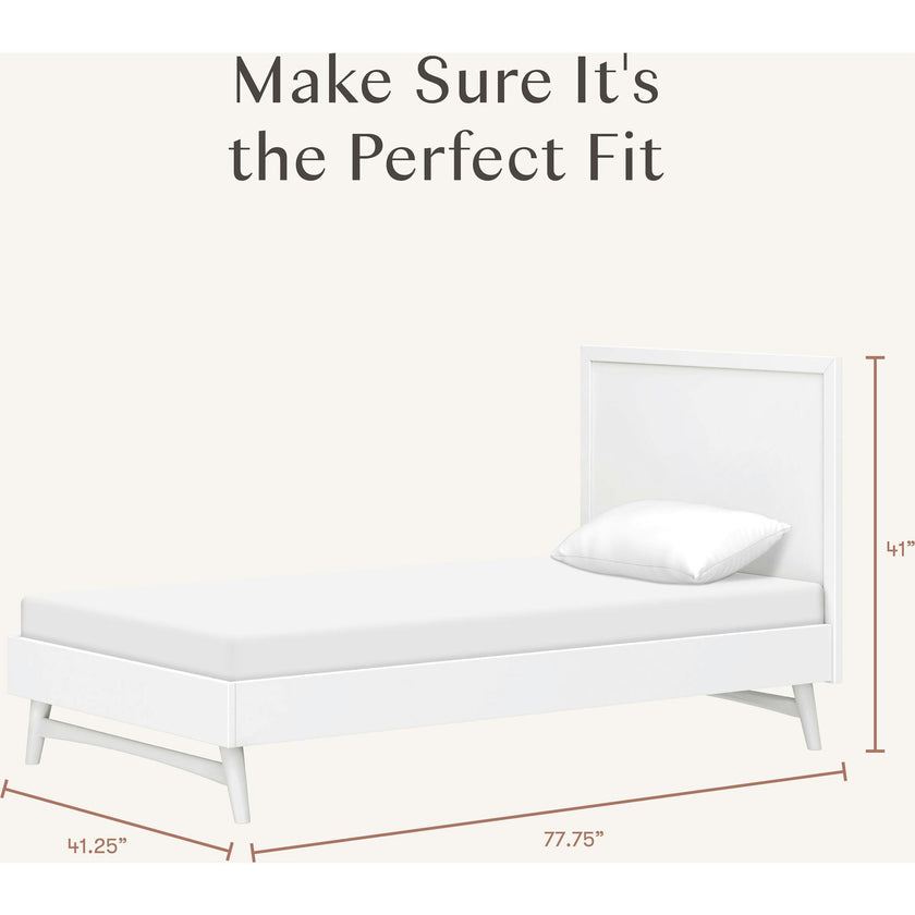 Palma Twin Bed in White