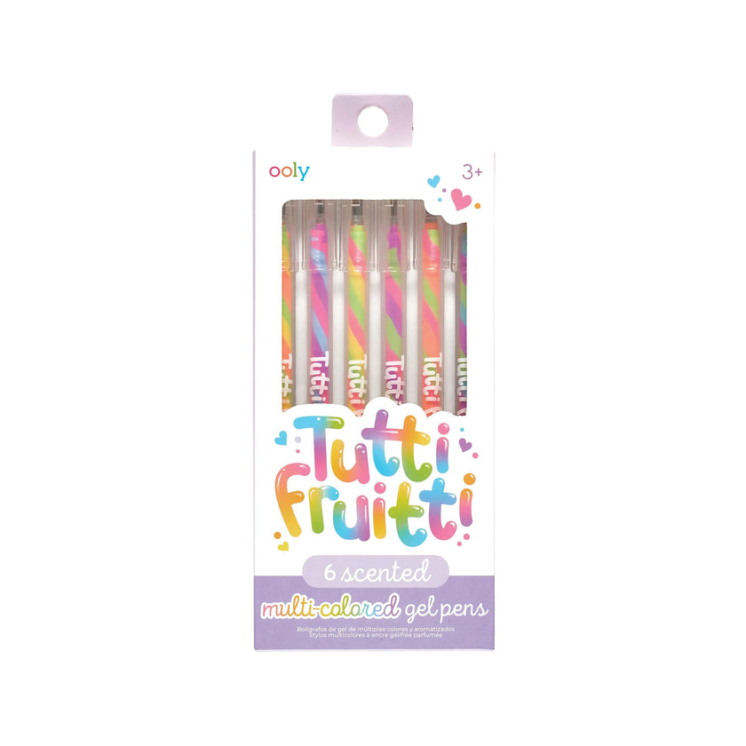 Tutti Fruitti Scented Gel Pens - Multi-Colored - Set of 6