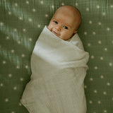Organic Cotton Muslin Crib Sheet - Sage Suns
