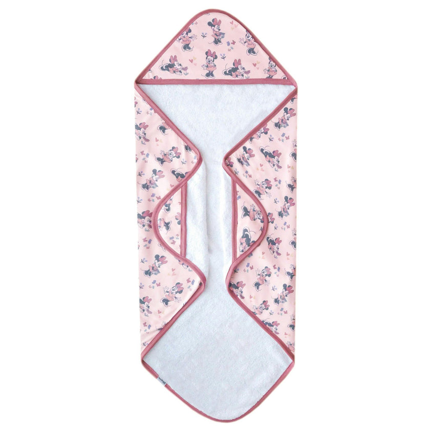 Premium Baby Knit Hooded Towel - Minnie Mouse