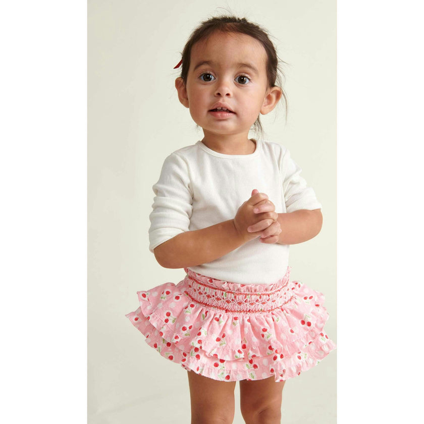 Hand-Smocked Baby Skort Briar