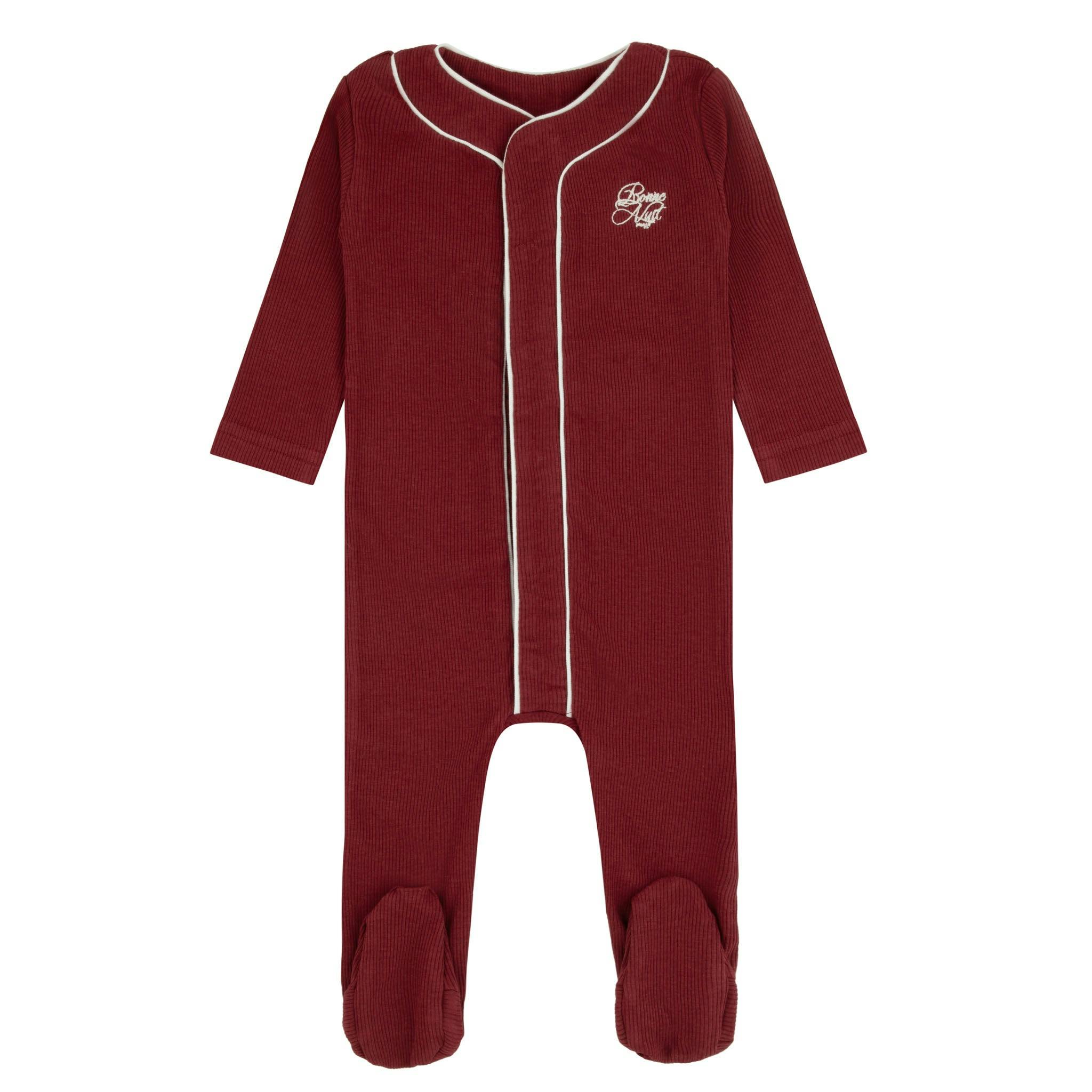 Bamboo Button Down Footie
