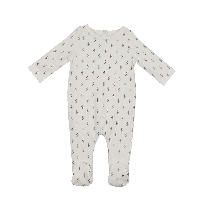 Printed Floral Footie