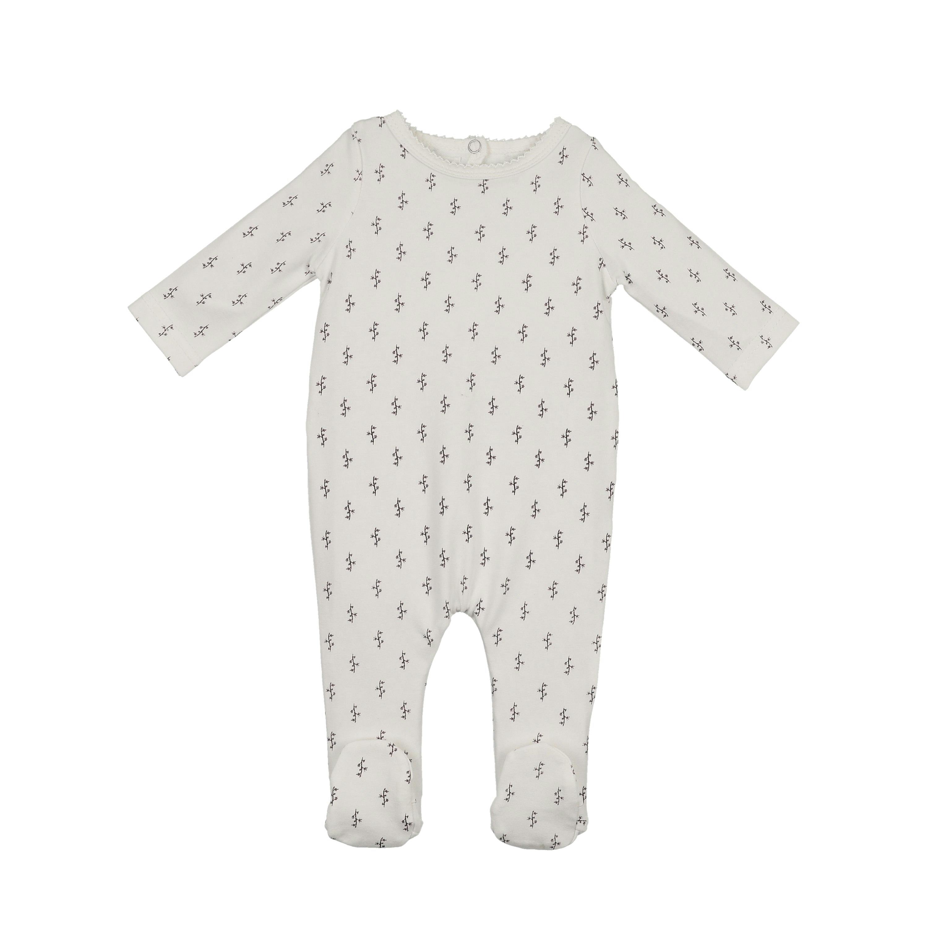 Printed Floral Footie
