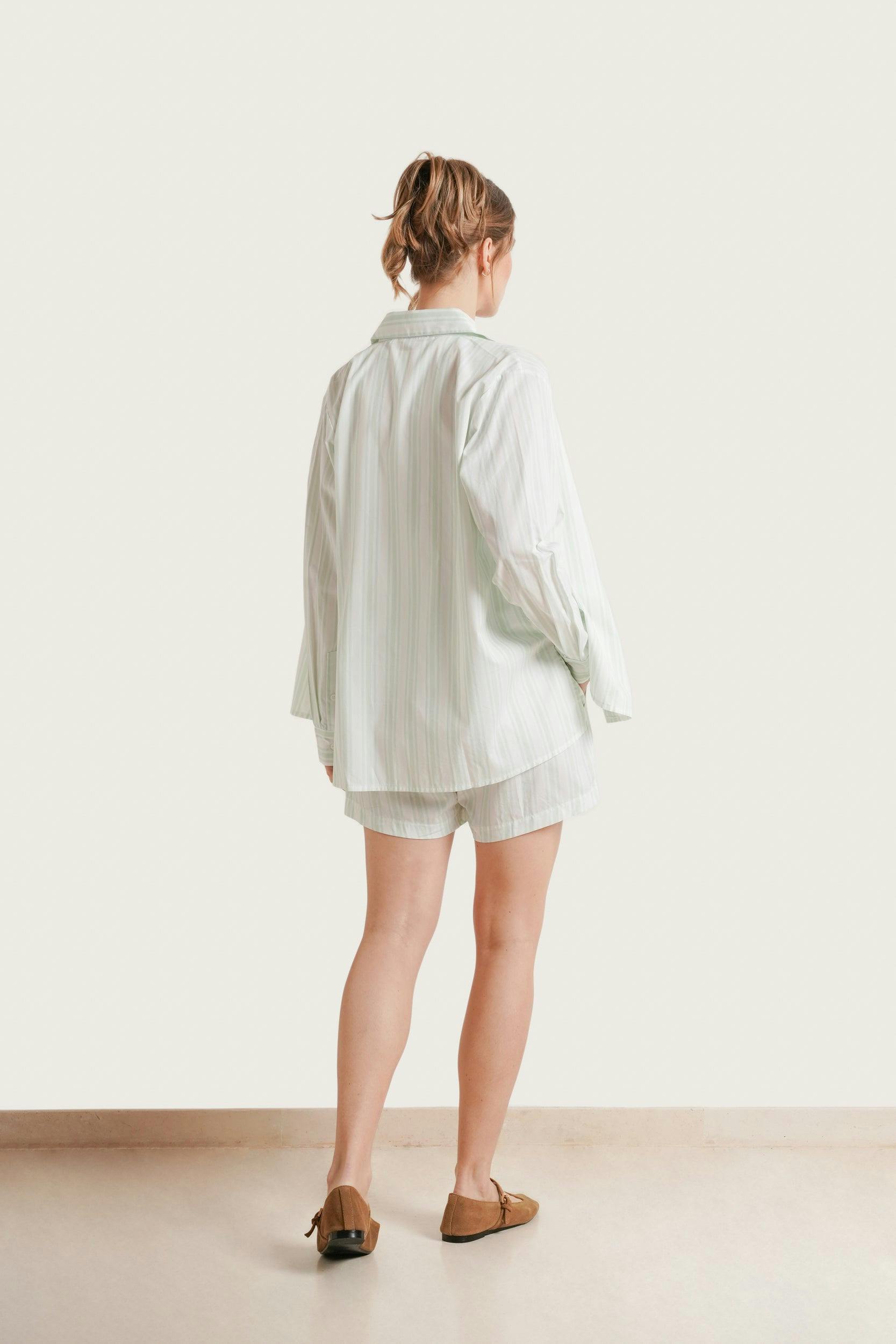 The Easy Smocked Maternity Shorts