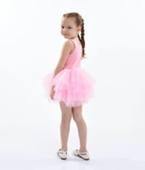 Pink Flamingo Solid Tutu Dress