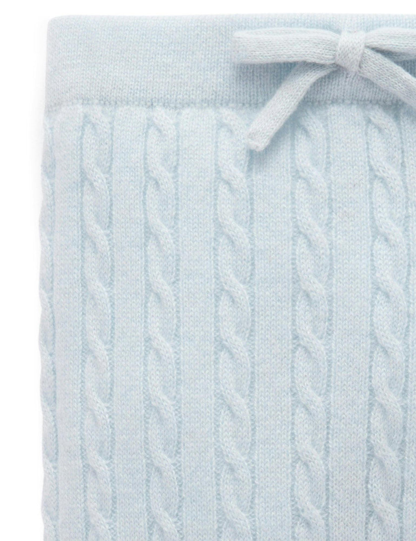 Cashmere Leggings Pale Blue Melange