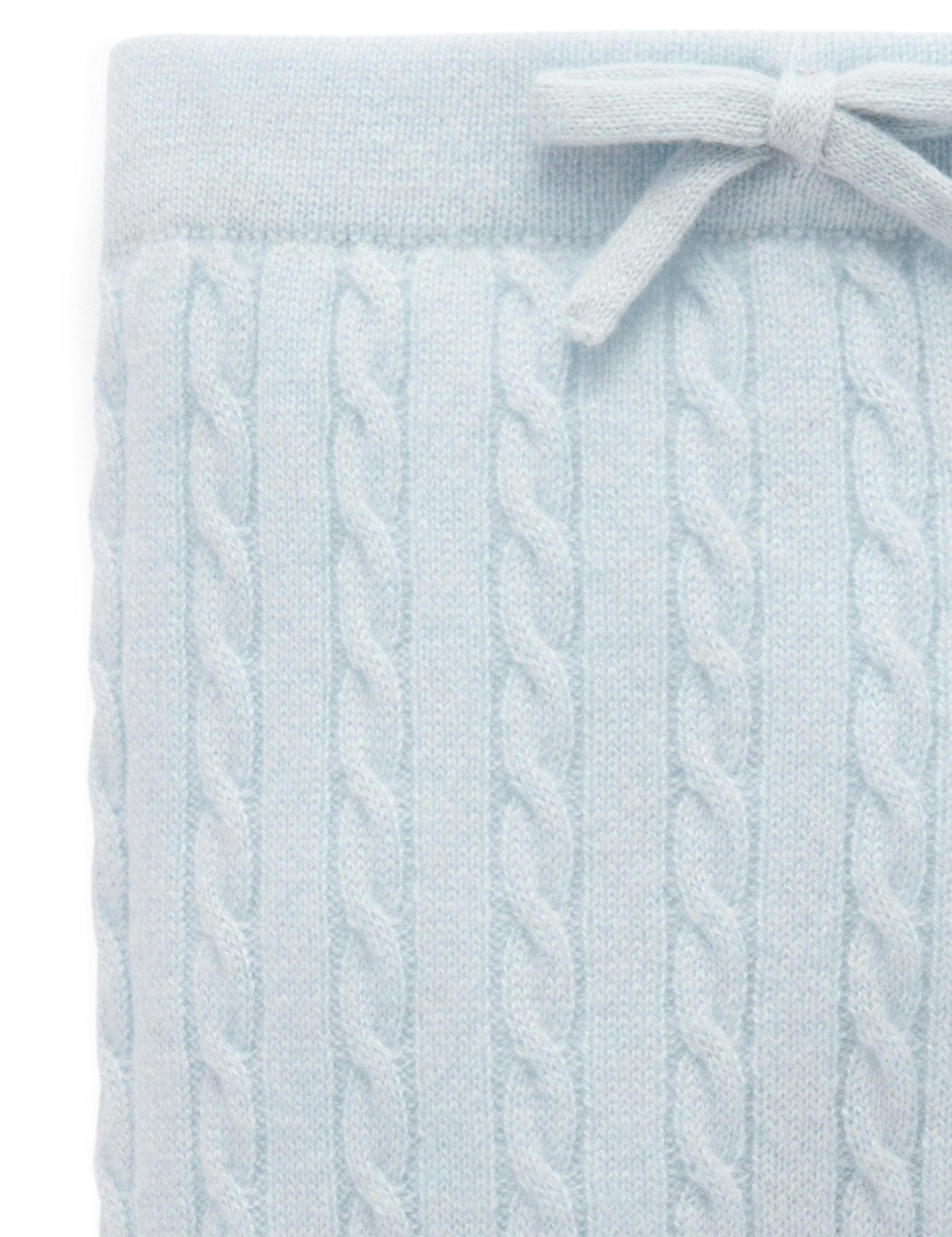 Cashmere Leggings Pale Blue Melange