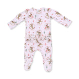 Cowgirl Cameos - 2 Way Ruffle Back Zipper Footie