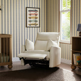Nori Glider Recliner w/ Electronic Control and USB in Performance Cream Eco-Weave