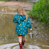 Rainbow Days Recycled Waterproof Raincoat, Green