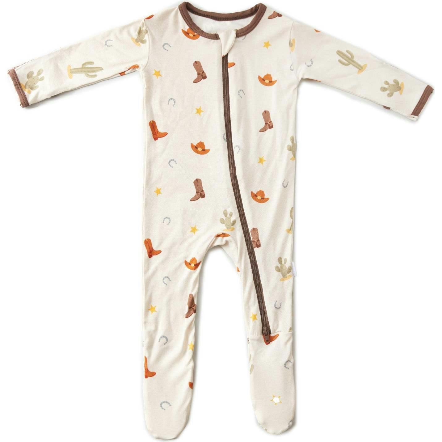 Western Zippered Footie
