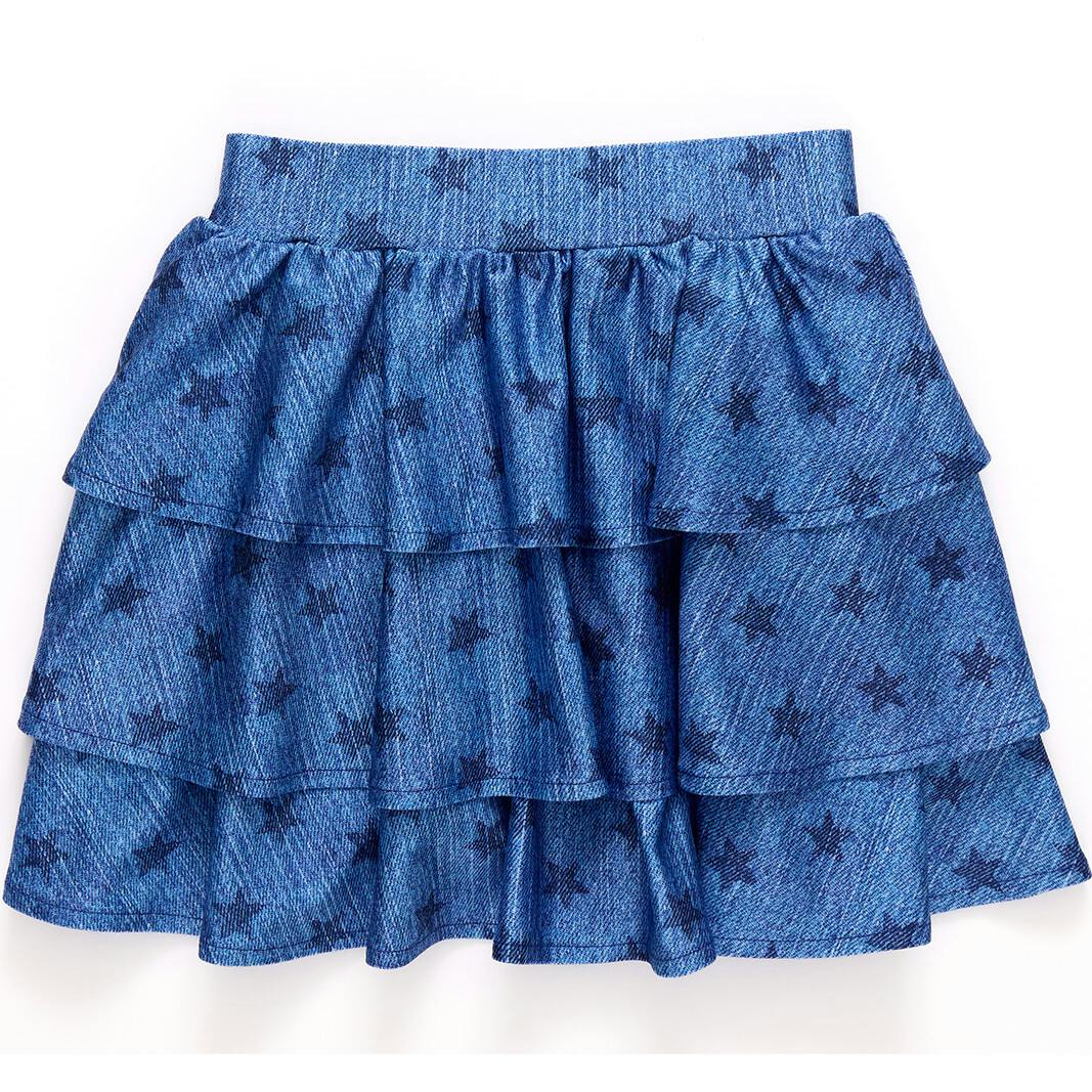 Girls Hi-Shine Tiered Skirt