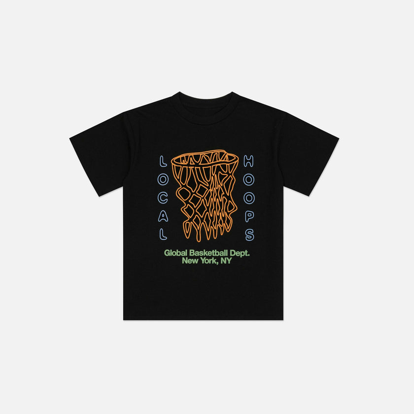 Kids Black Global Basketball Dept. Tee