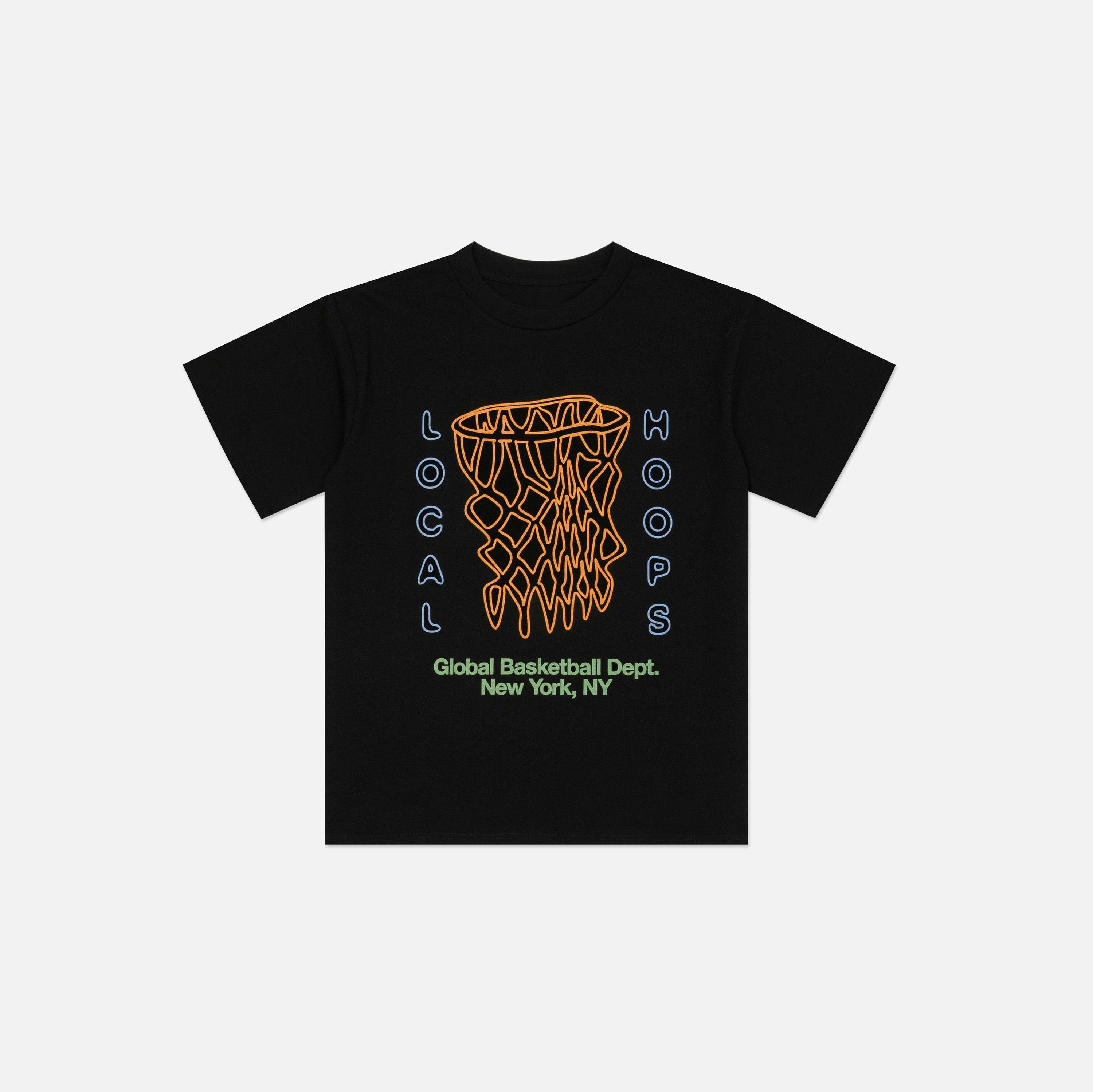 Kids Black Global Basketball Dept. Tee