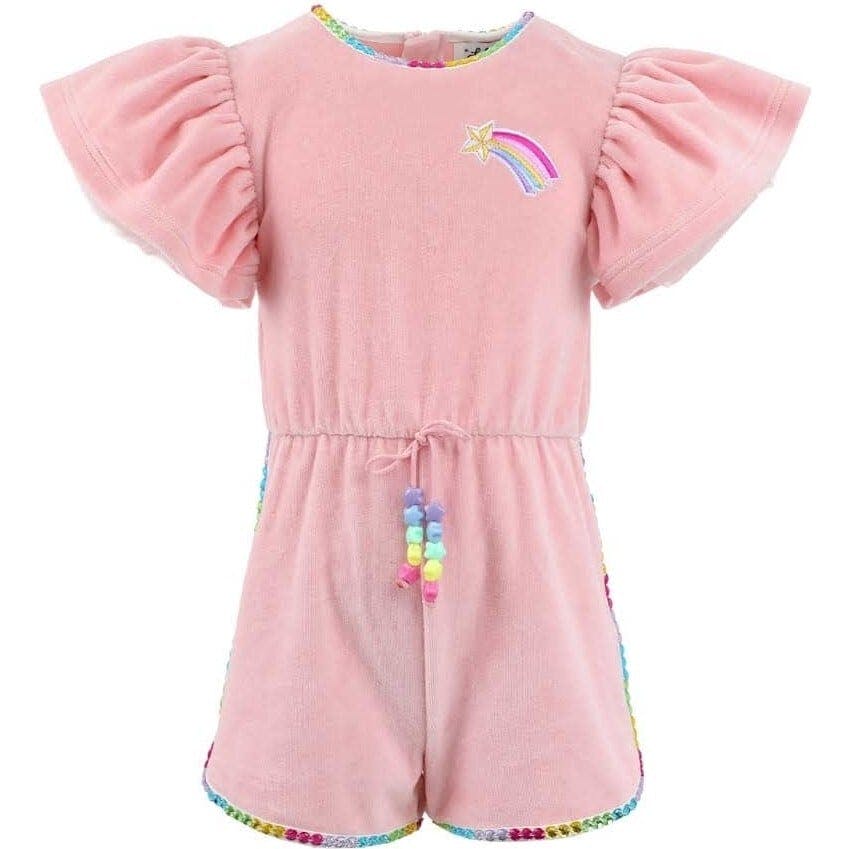 Velour Rainbow Gems Romper