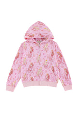 Soft Fleece Zip-up Hoodie, Mermaid