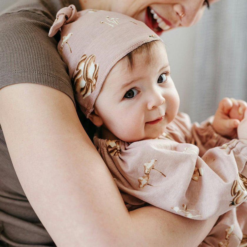 Mushroom Organic Cotton Dress and Legging Set
