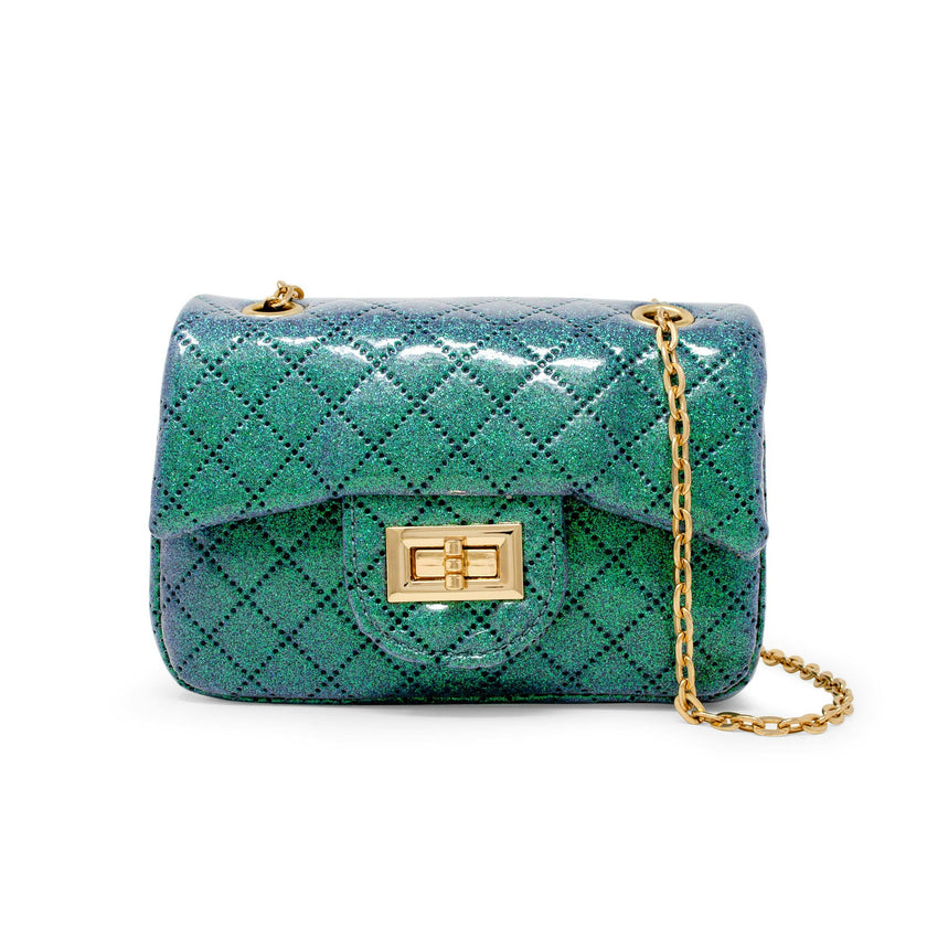 Classic Quilted Sparkle Mini Handbag