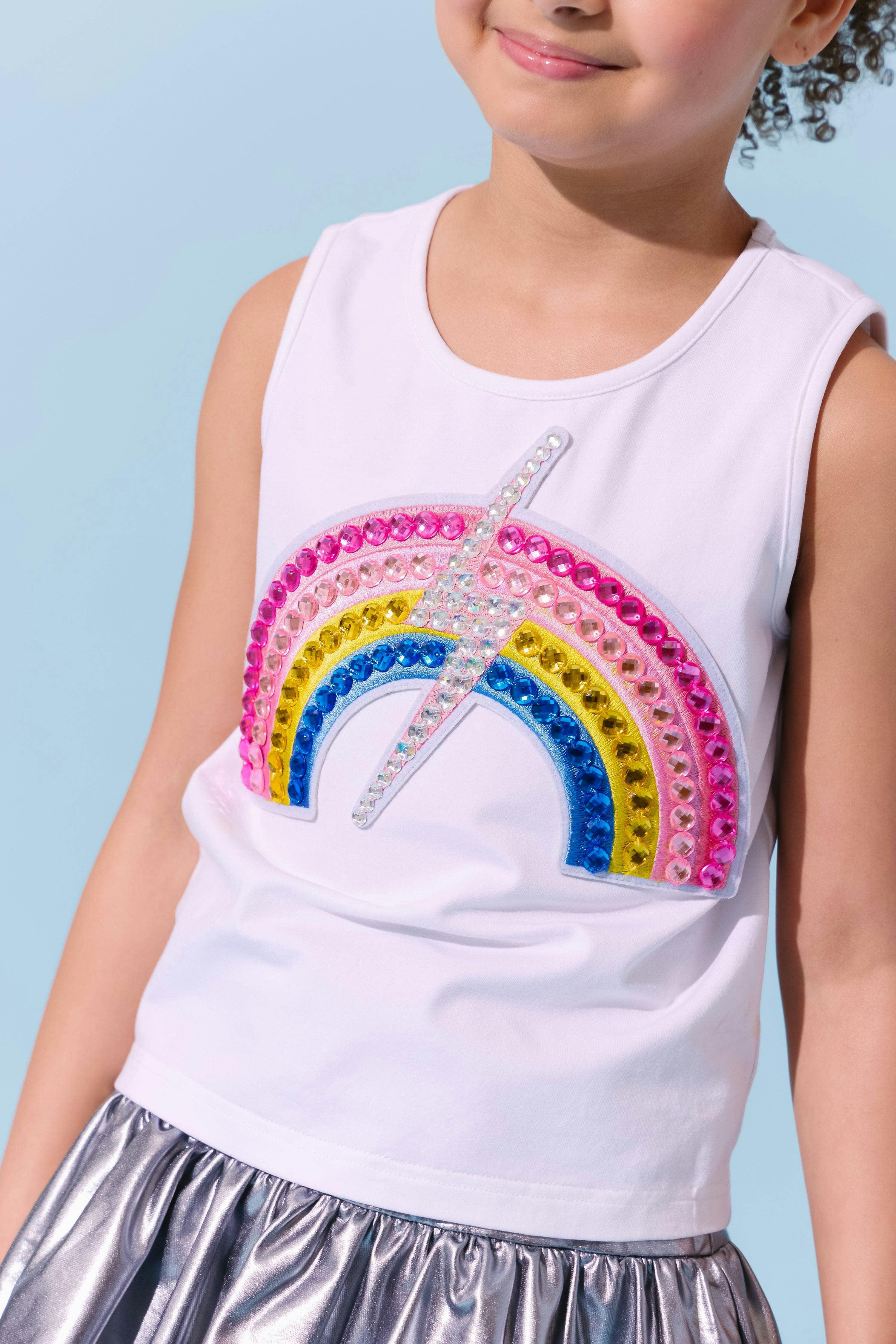 Gems Rainbow Flash Tank Top