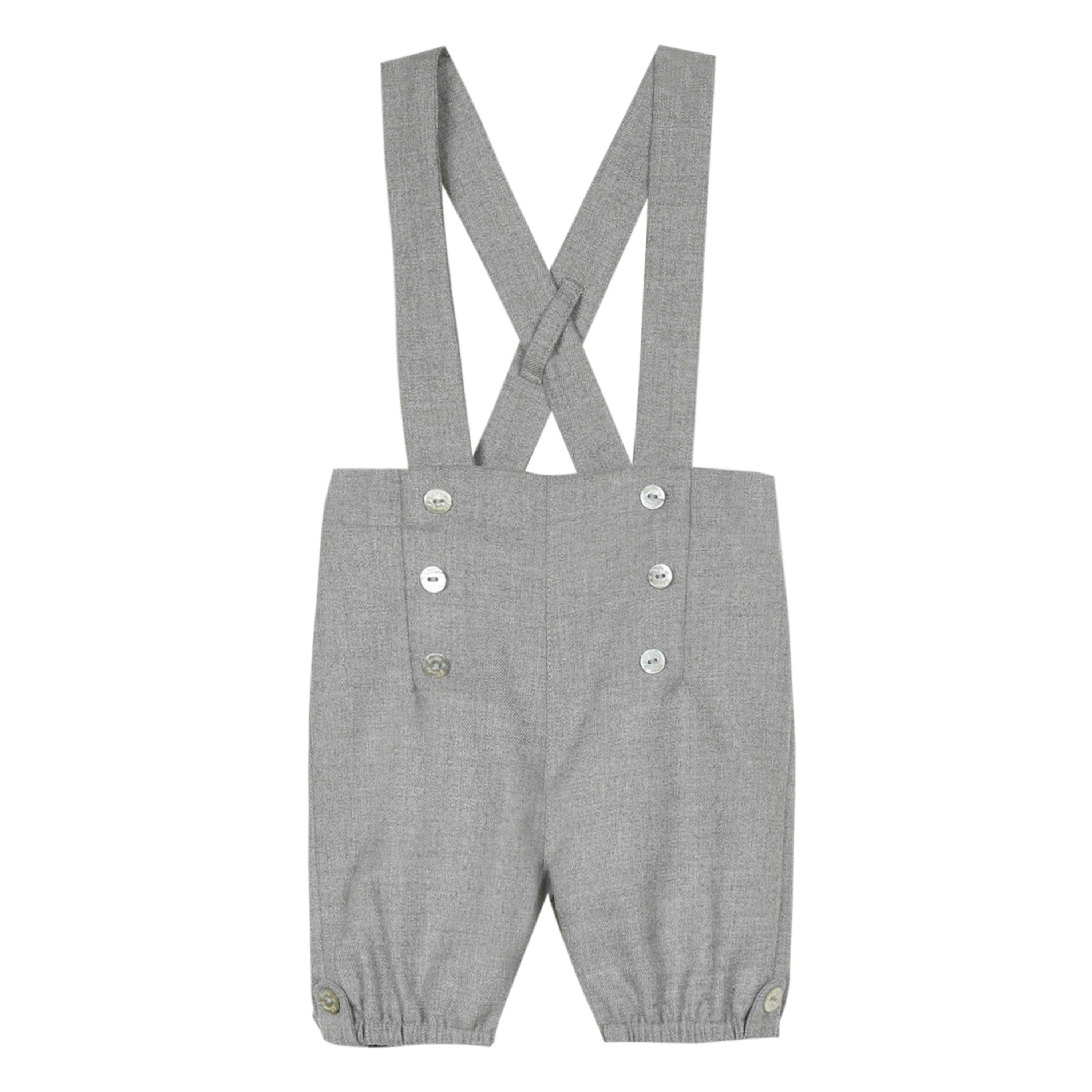 Marle Grey Suspender Pants