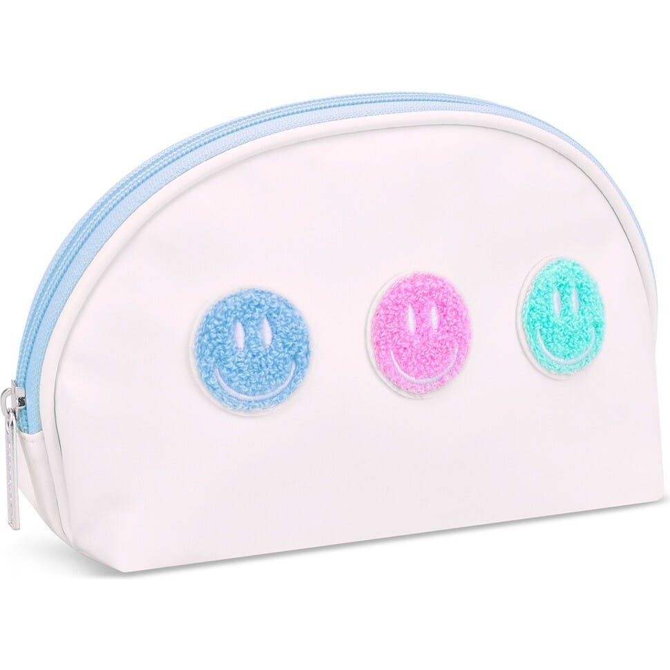 Made You Smile Oval Cosmetic Bag