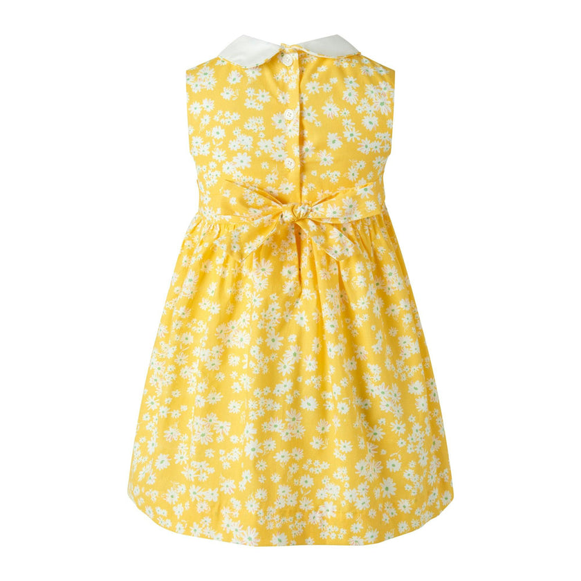 Yellow Daisy Peter Pan Collar Dress