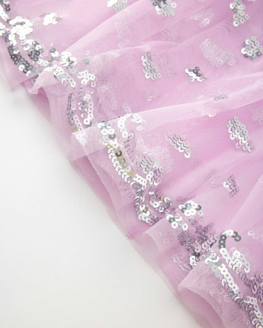 Tabitha Sequin Maxi Dress, Bubblegum Pink