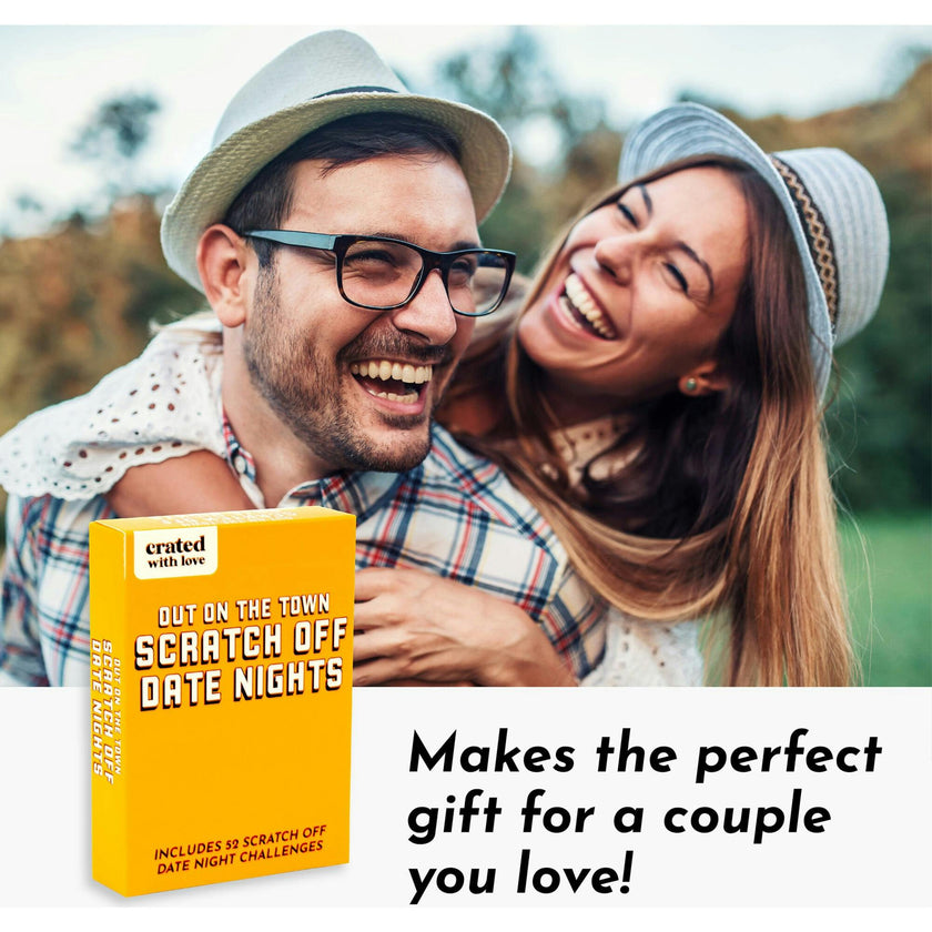 Out on the Town Scratch Off Card deck for Date Night Ideas