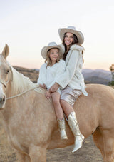 Cowgirl Goldie Boots, Gold