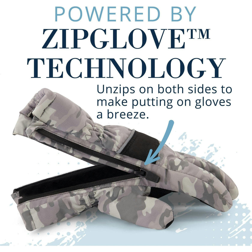 Winter & Ski Glove powered by ZIPGLOVE™ TECHNOLOGY