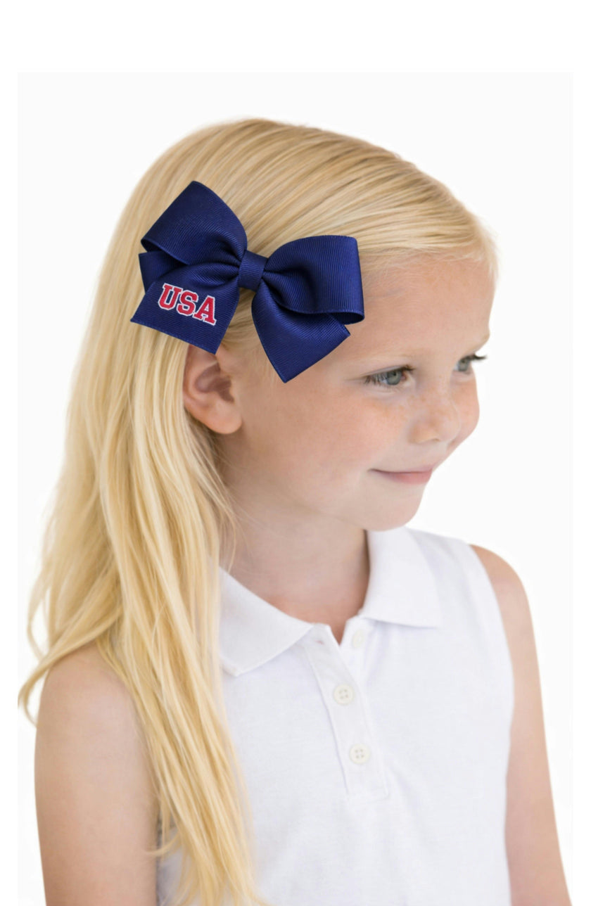 USA Hair Bow