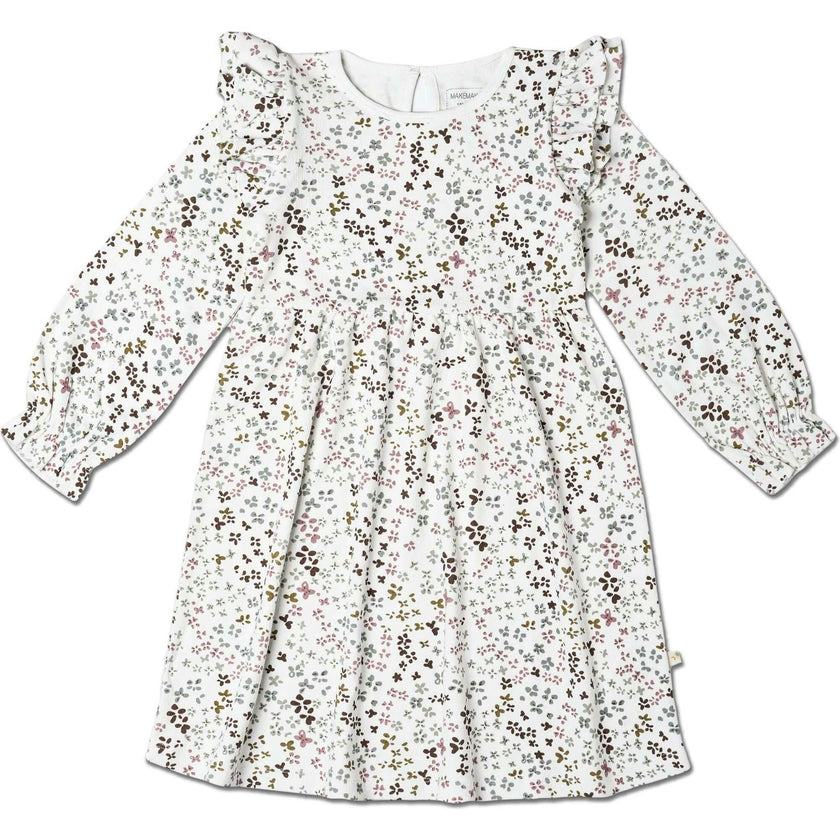 Organic Ruffle Sleeve Dress