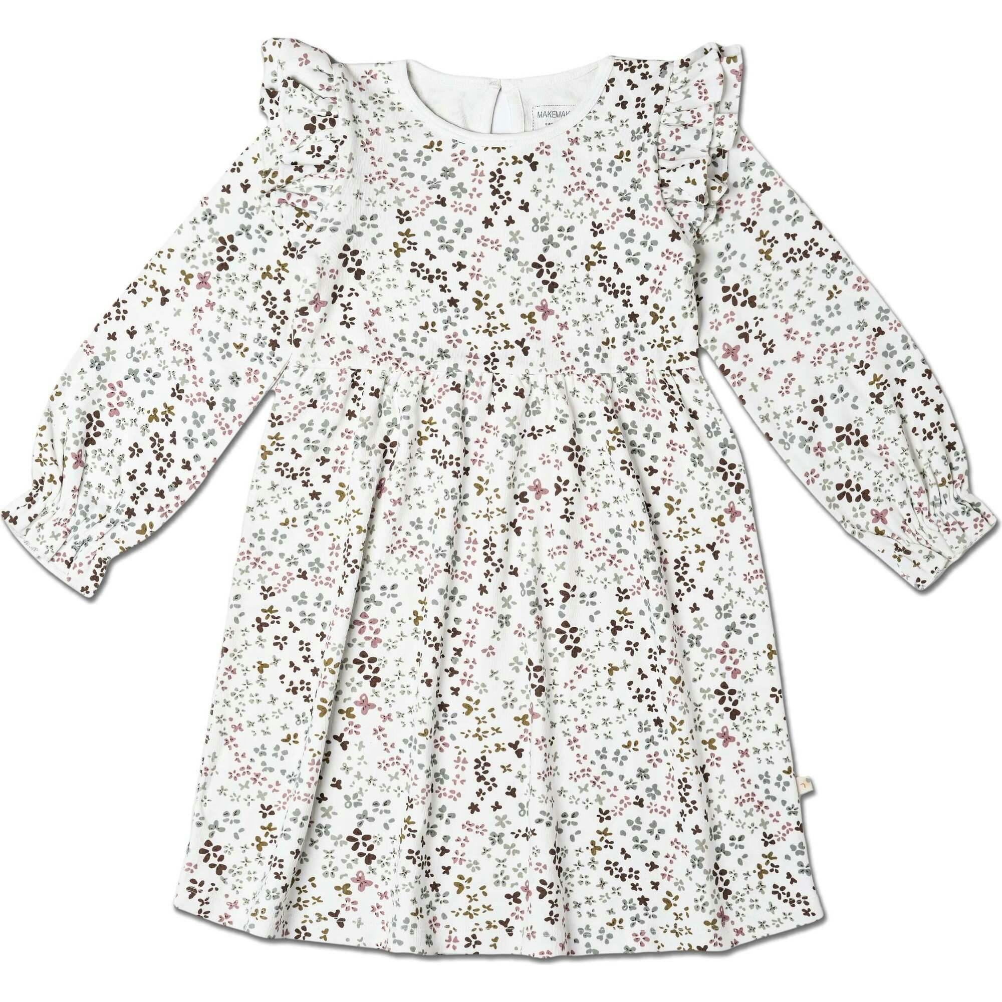Organic Ruffle Sleeve Dress