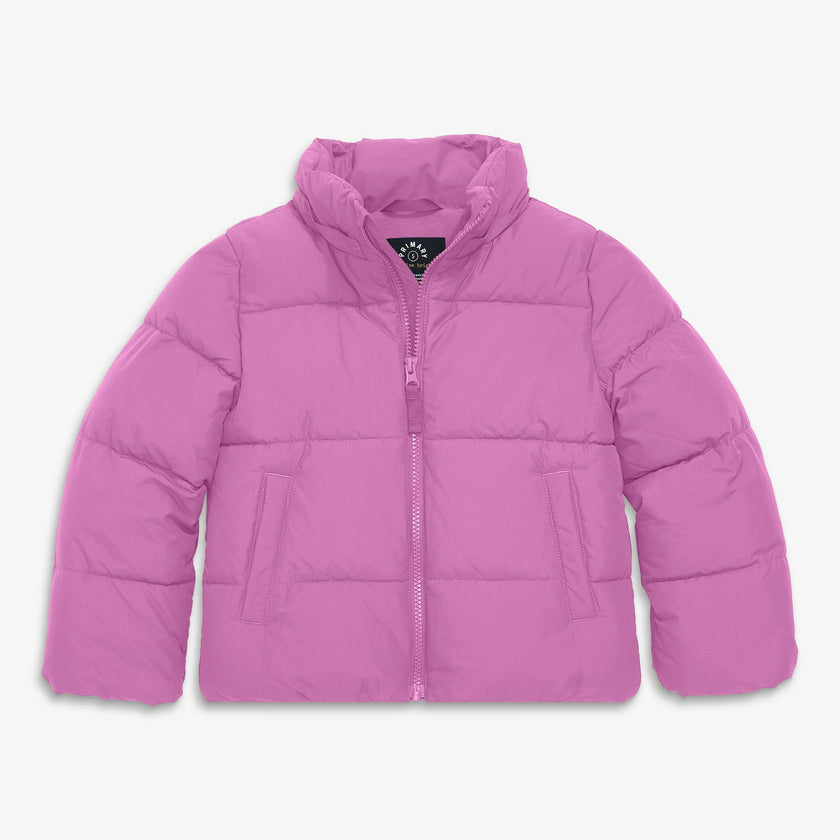 Kids fleece-lined puffer jacket