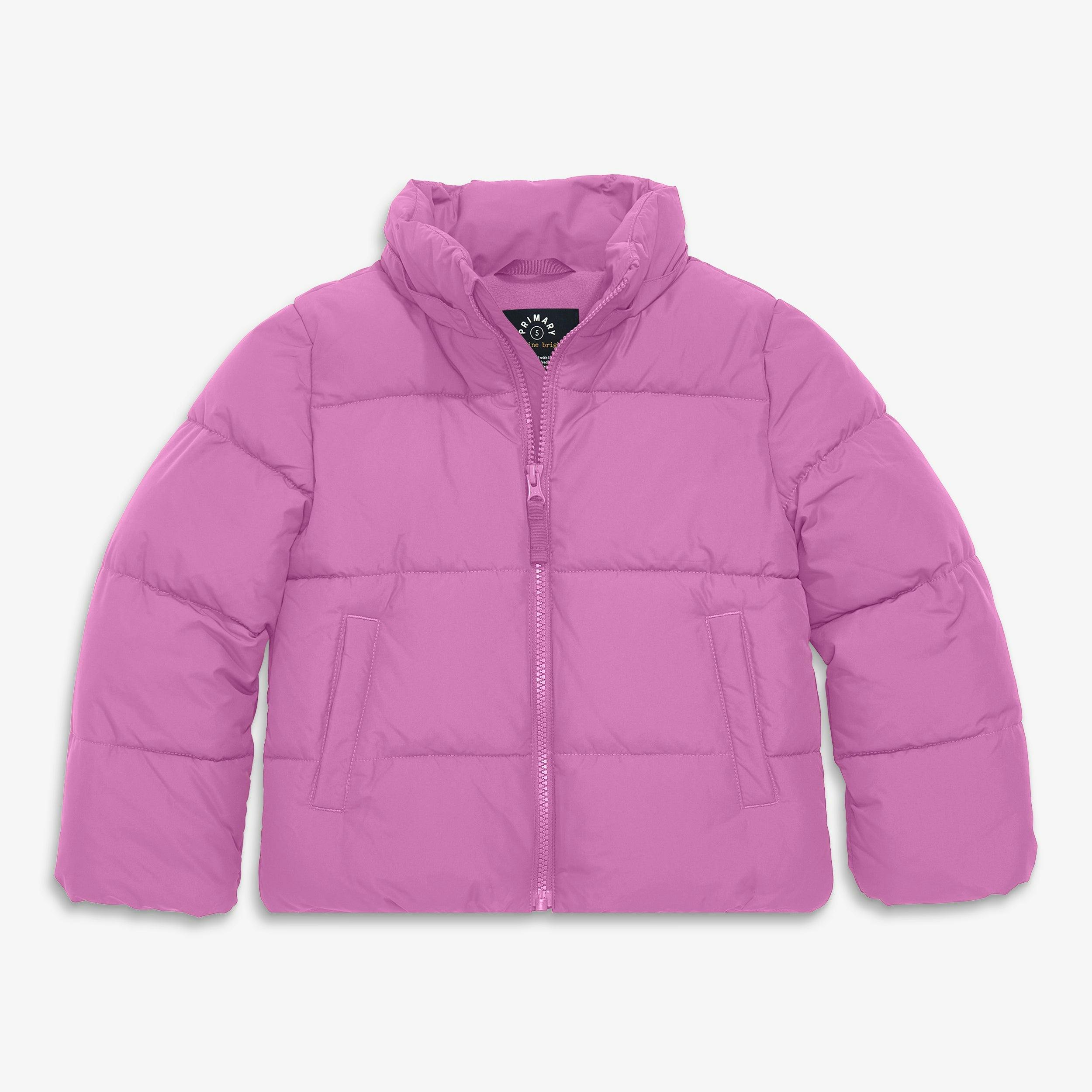 Kids fleece-lined puffer jacket
