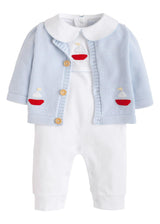 Crochet Playsuit - Sailboat