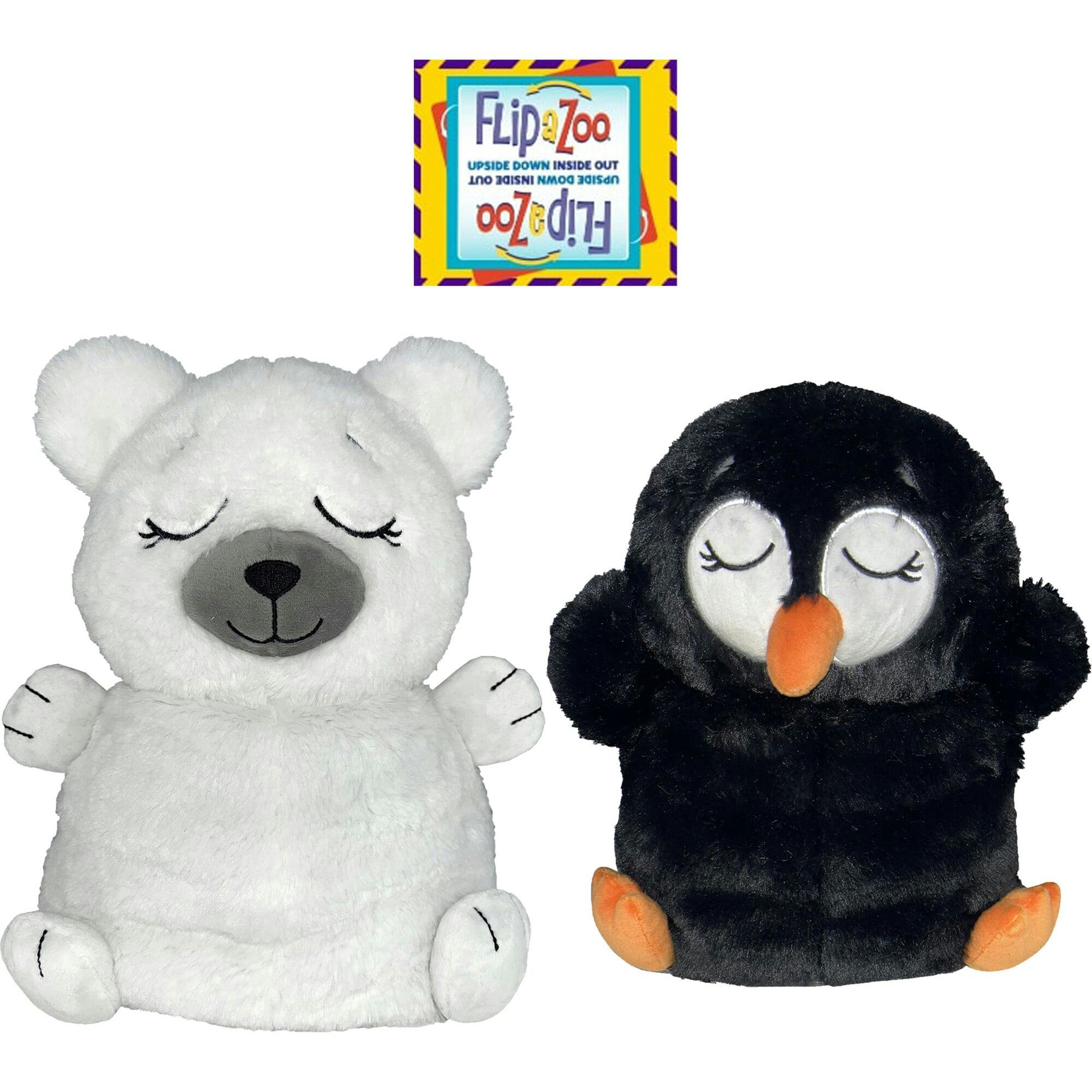 FlipaZoo: Upside Down Inside Out - to - 2-In-1 Animal Plush